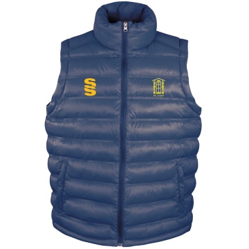 Staff Uniform - Padded Gilet - Navy/Amber - Men's Fit