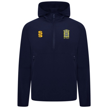 Staff Uniform - Dual Elite 1/4 Zip Hoody / Rain Jacket - Navy/Amber - Unisex Fit